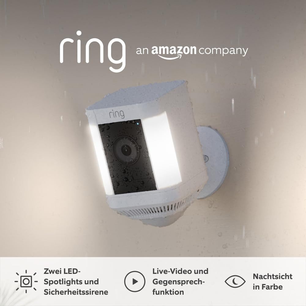 Ring Überwachungskamera Ring Spotlight Cam Plus - Battery - Weiß – Bild 2 von 4