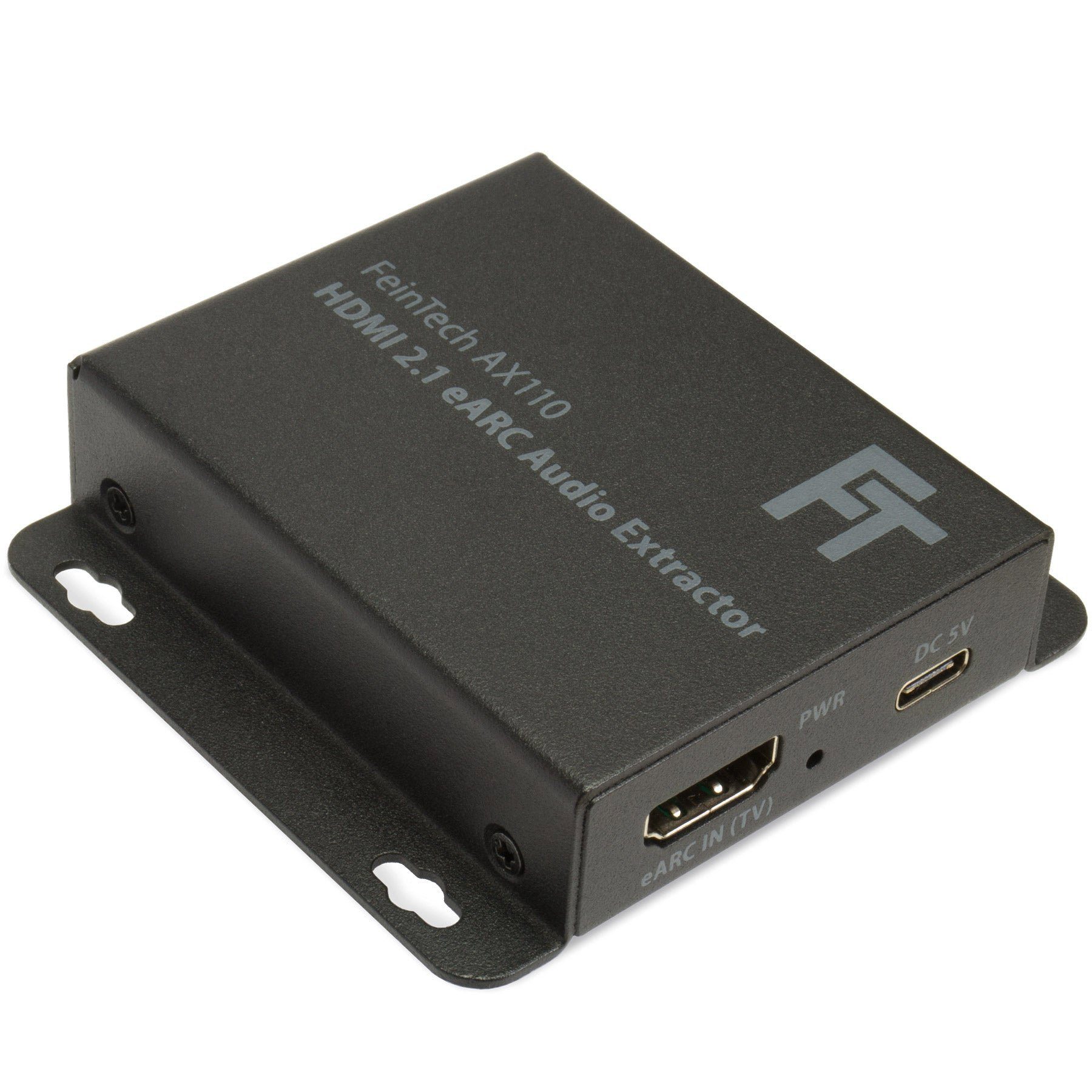 FeinTech AX110 HDMI 2.1 eARC Audio Extractor HDMI-Adapter zu HDMI, für 4K & 8K TV mit eARC/ARC, unterstützt Dolby Atmos