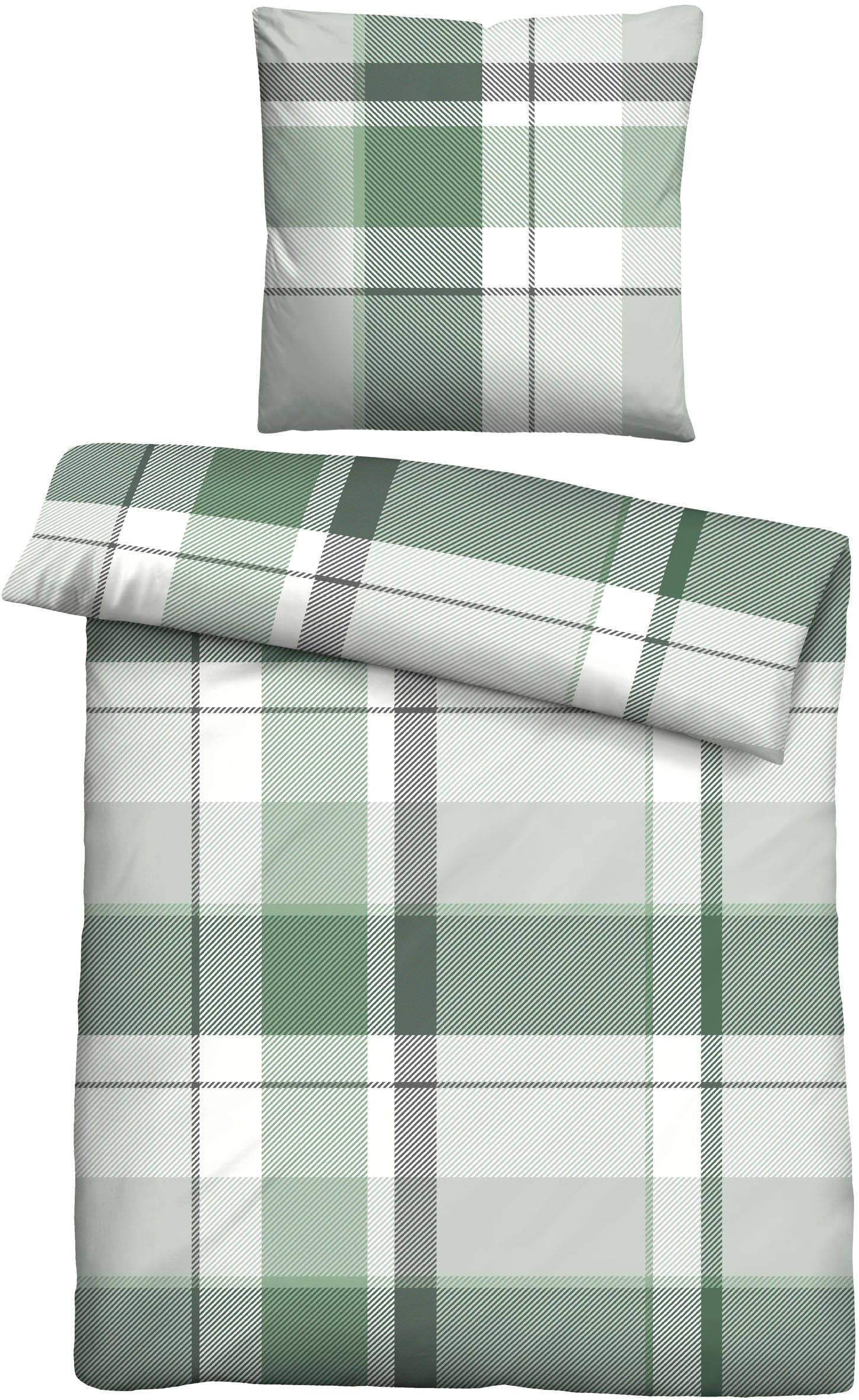 Castell - Markenbettwäsche Bettwäsche 0306725, Feinbiber, 2 teilig, wohlig günstig online kaufen