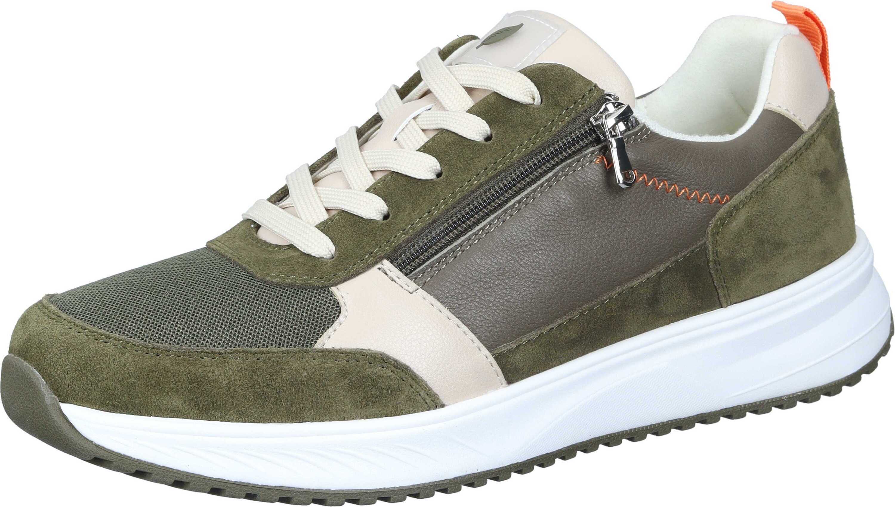 Waldläufer Schnürer Schnürschuh aus Velours/Mesh günstig online kaufen