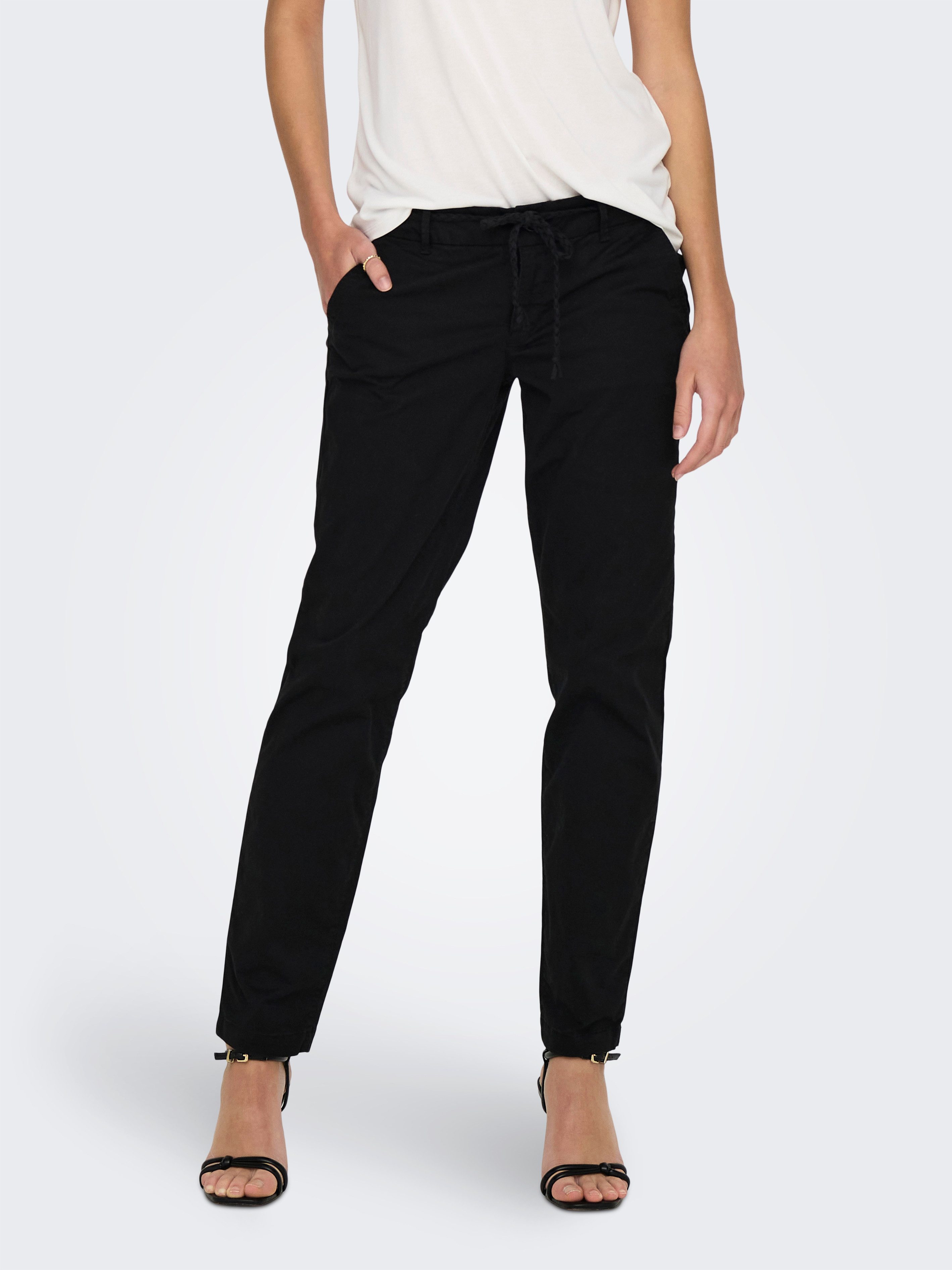 Chinohose ONLEVELYN REG ANKLE CHINO PANT PNT NOOS