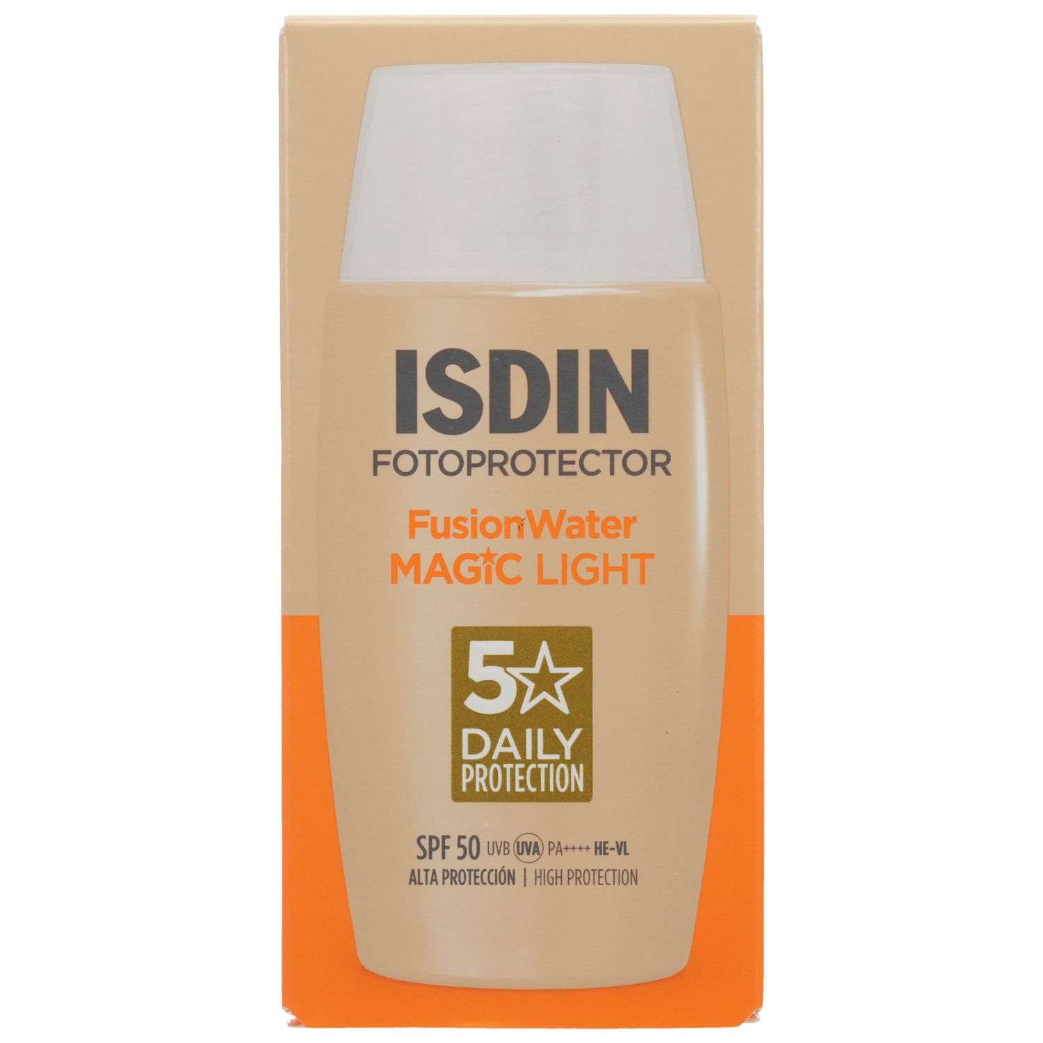 Isdin Anti-Aging-Creme ISDIN Fotoprotector Fusion Water Col.light LSF 50, 50ml