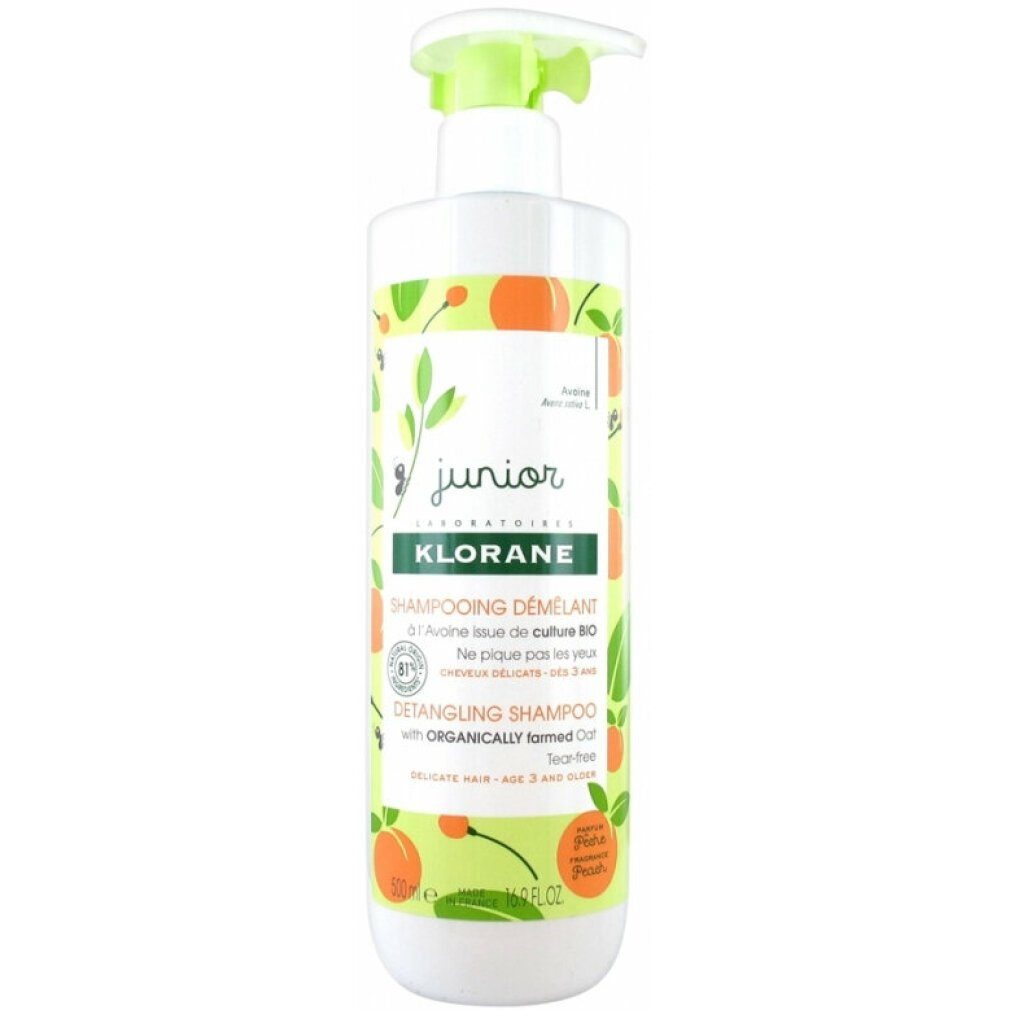 KLORANE Haarshampoo Junior Detangling Shampoo - Peac Oat