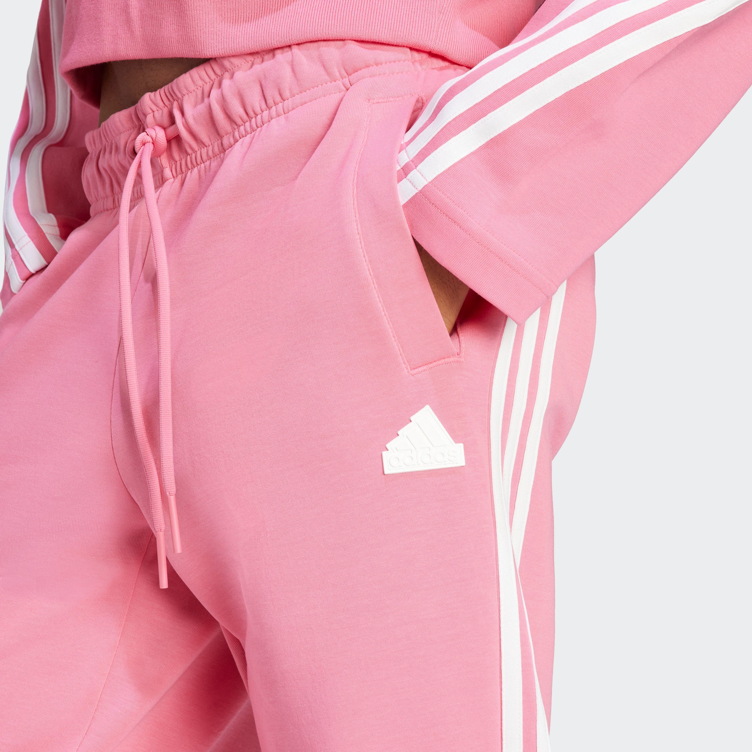 adidas Sportswear Sporthose FUTURE ICONS HOSE REGULAR Fusion 3STREIFEN Pink (1-tlg)