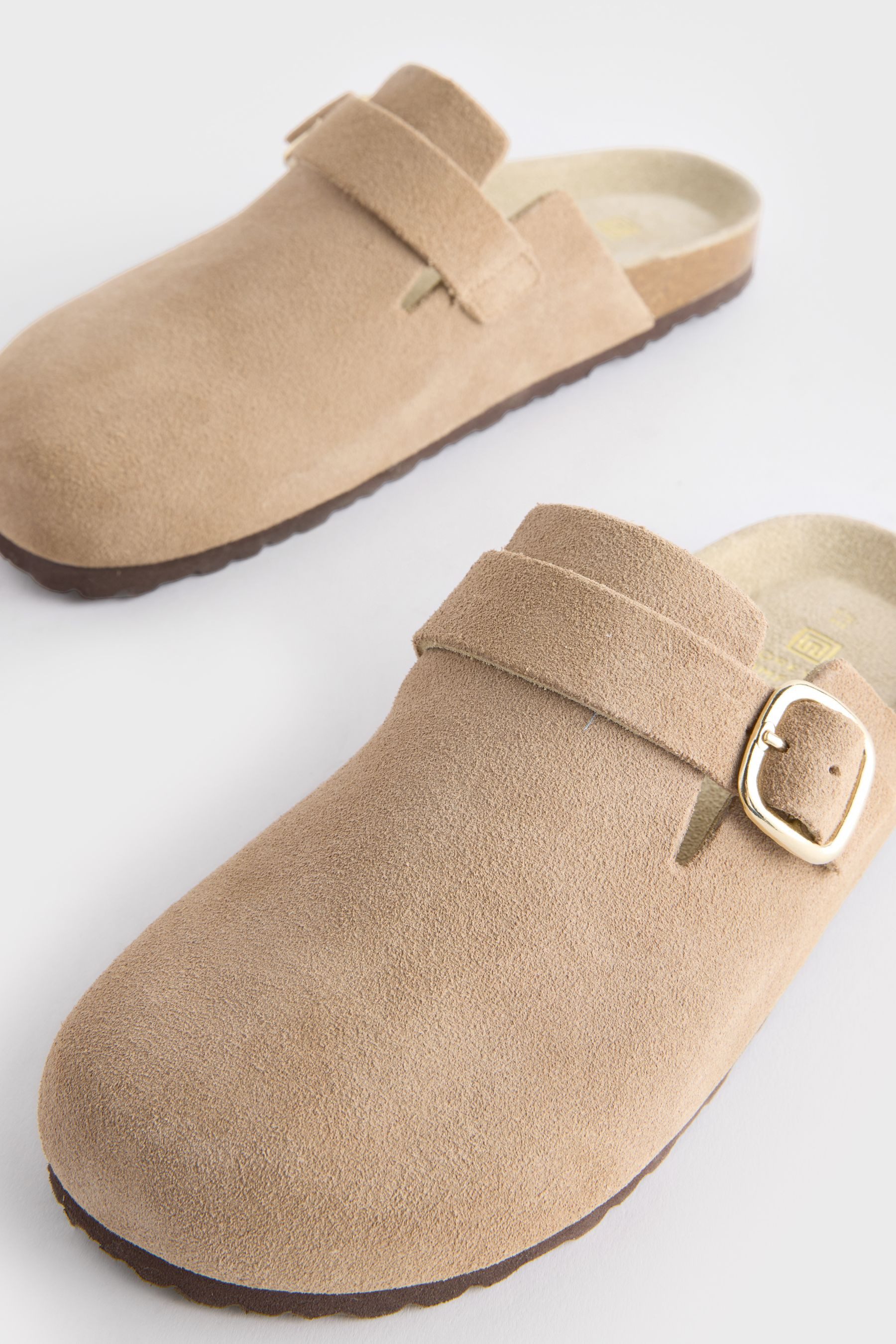 Next Forever Comfort® Leder-Clogs mit Fußbett Clog – Bild 4 von 5
