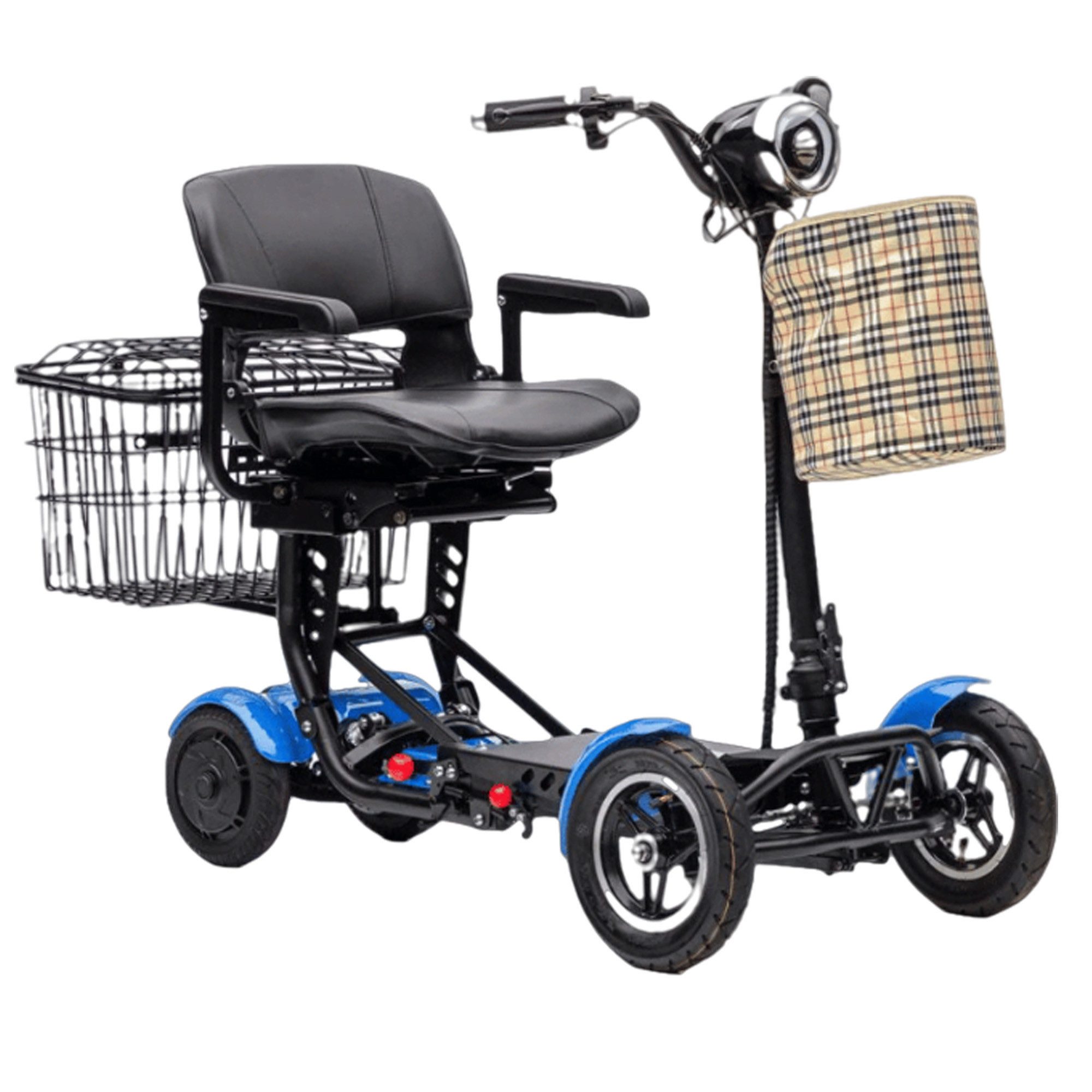STW GmbH Elektromobil Seniorenmobil Best Ager Fold Elektro 4-Rad Klappbar, 250 W, 6 km/h, Mobilitätshilfe, Reichweite 40km