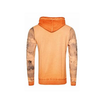 Rusty Neal Sweatshirt orange (1-tlg)