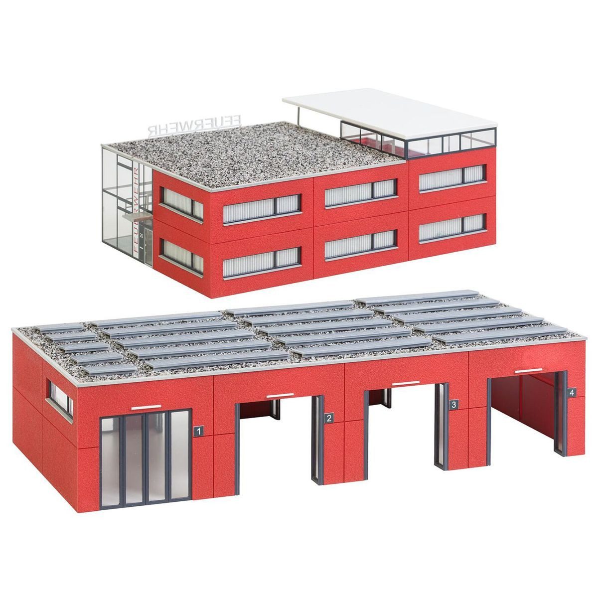 Faller Modellbausatz Faller 130160 Moderne Feuerwache