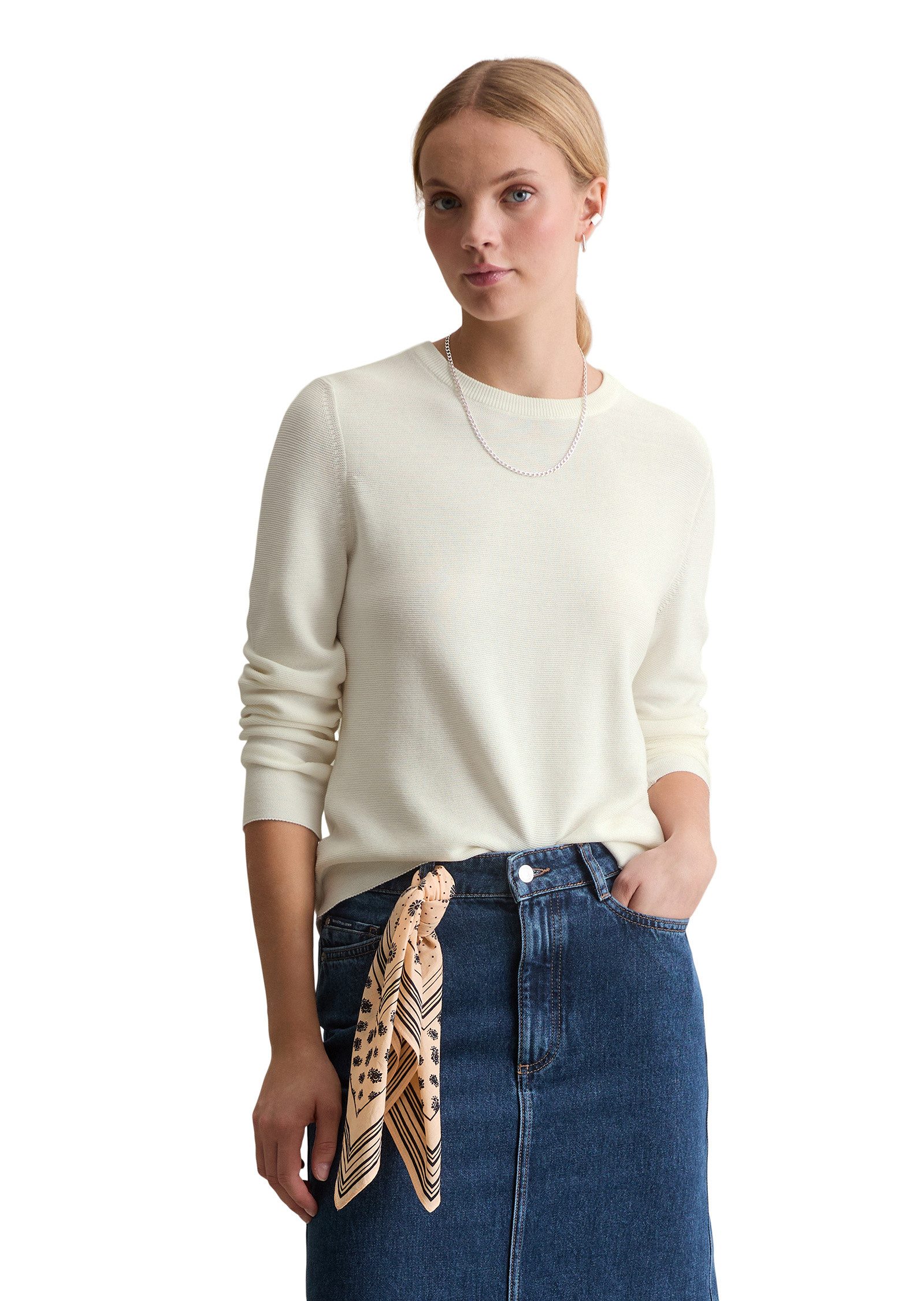 Marc O'Polo DENIM Strickpullover aus reinem Organic Cotton günstig online kaufen