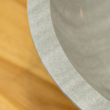 wohnfreuden Aufsatzwaschbecken Sandstein Waschbecken TOWER 30 cm poliert, 50_40312