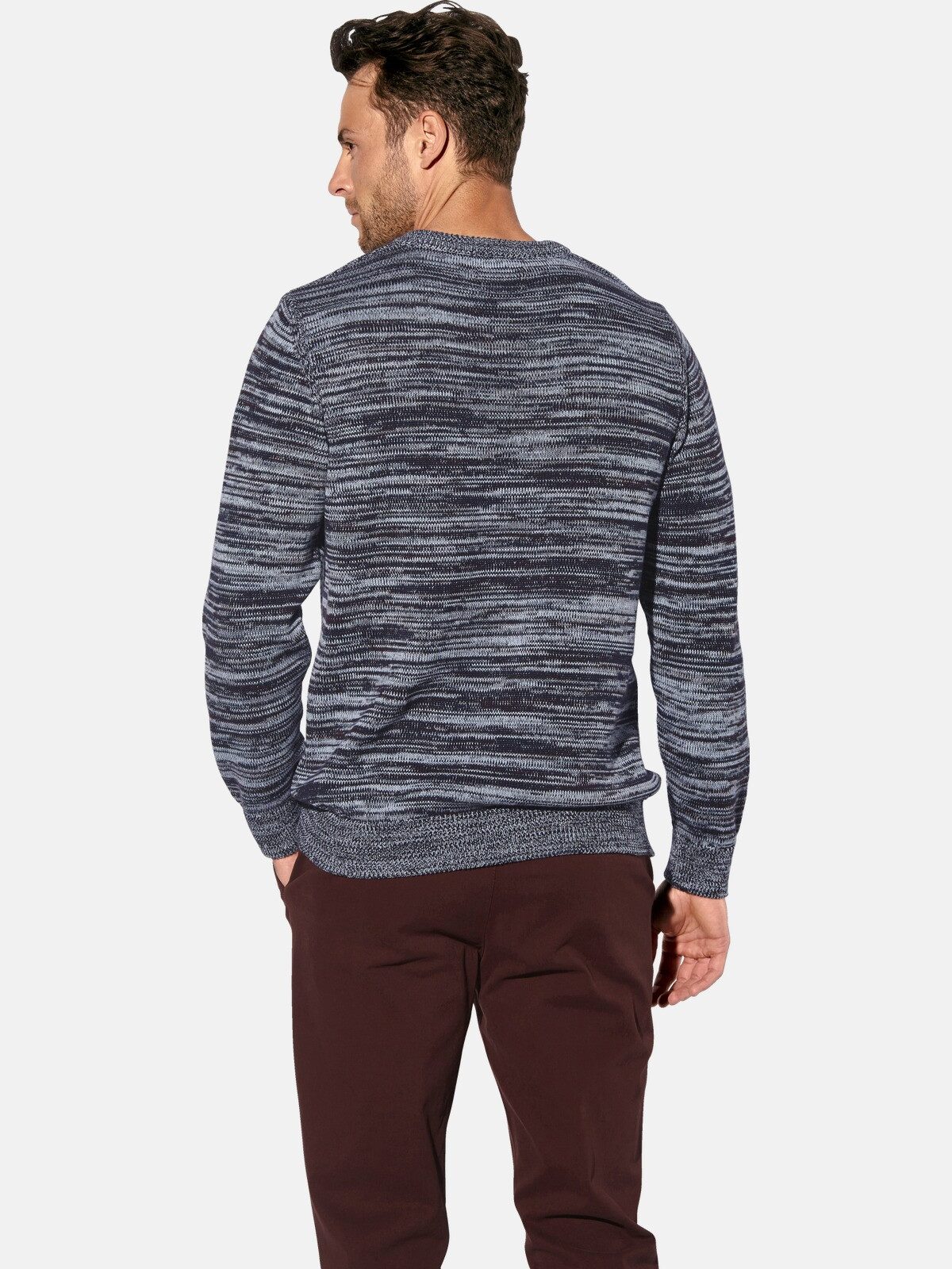 Babista V-Ausschnitt-Pullover OLIVAR mit Mustereffekt
