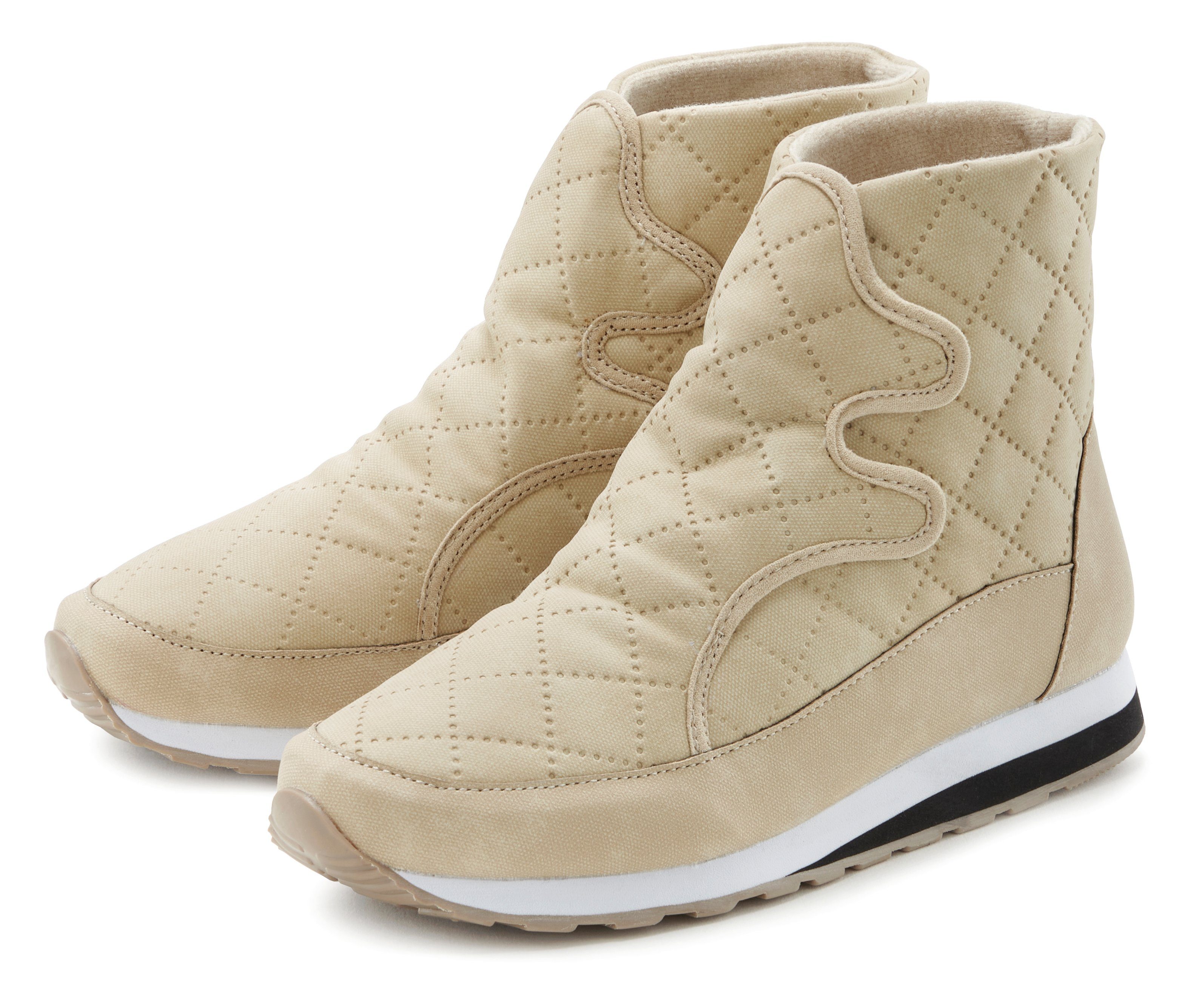 LASCANA Stiefelette Stiefel, Winterstiefel, sportive Boots VEGAN