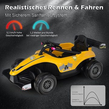KOMFOTTEU Elektro-Kinderauto Elektrofahrzeug, für Kinder von 3-7 Jahre