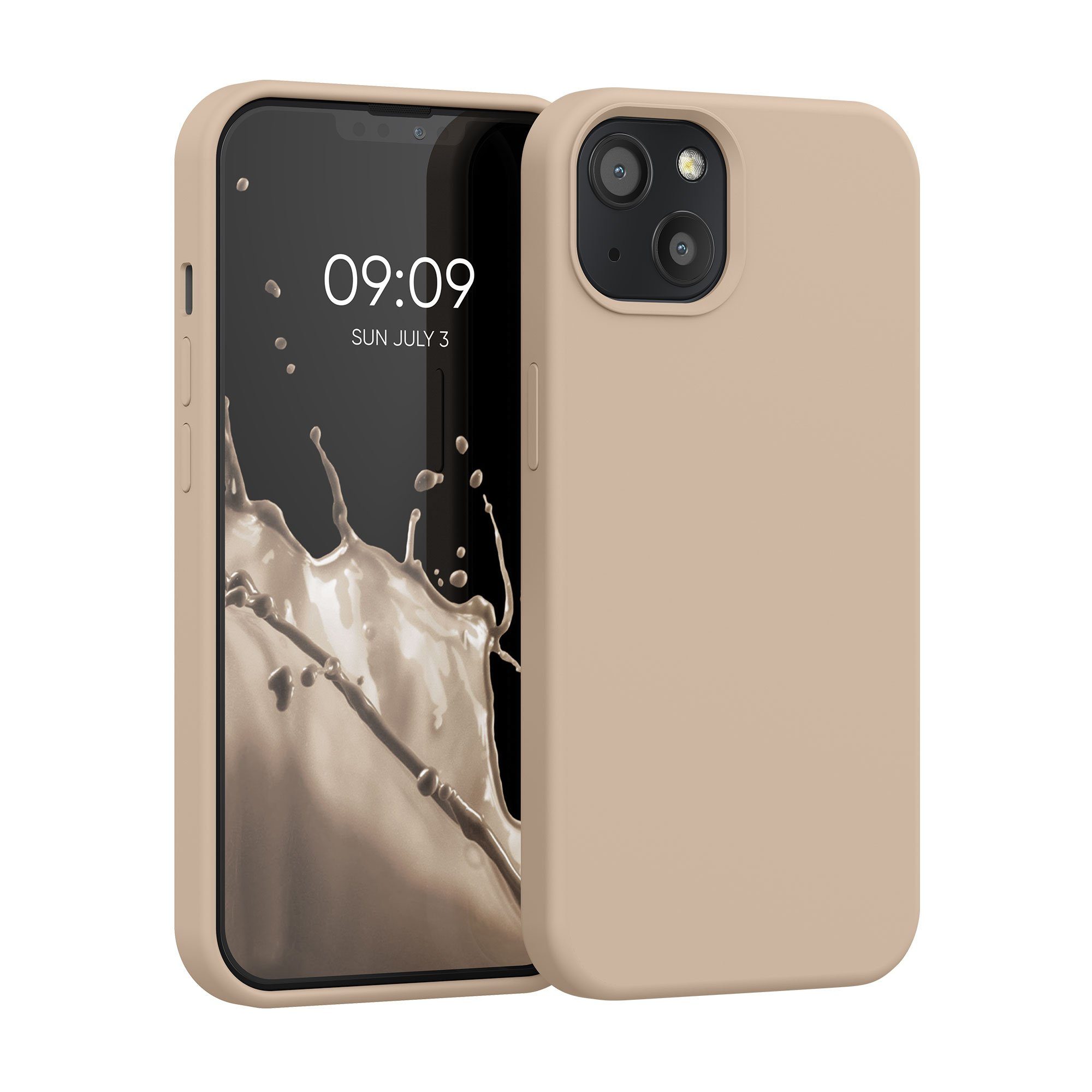 kwmobile Handyhülle Hülle für Apple iPhone 13, Hülle Silikon gummiert - Handyhülle - Handy Case Cover