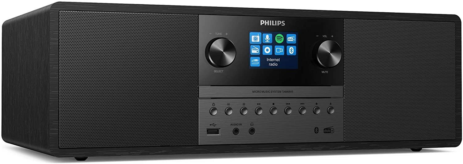 Philips TAM6805/10 Mini Stereo System Lautsprechern Leistung: 50 W Stereoanlage