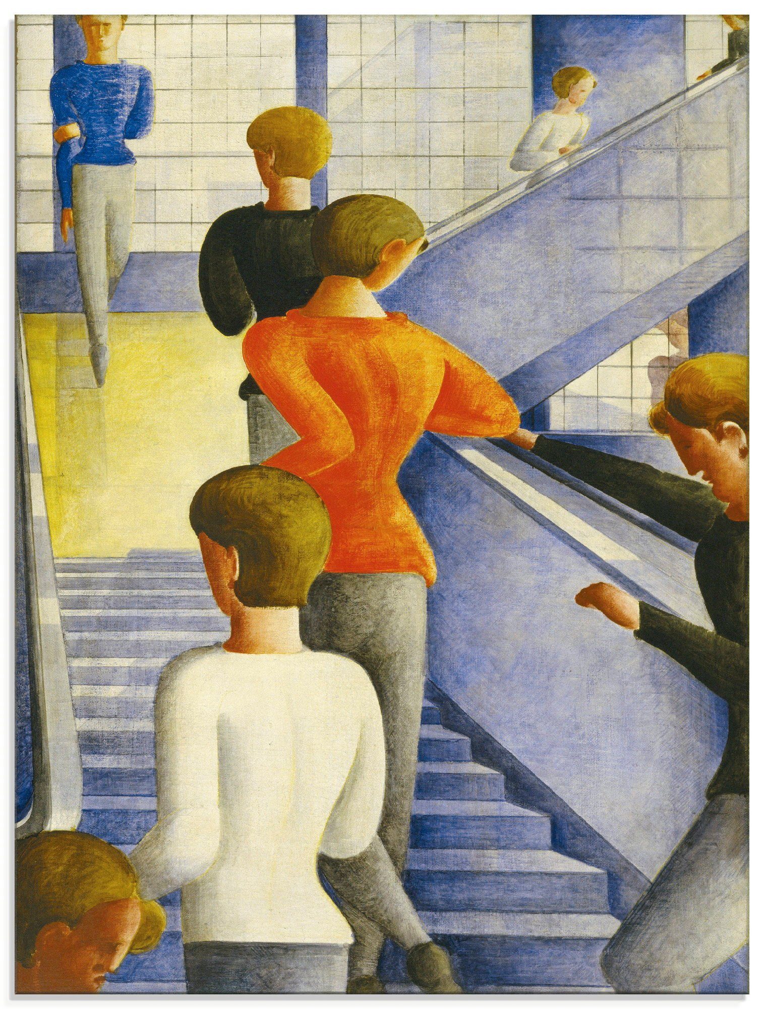 Artland Glasbild Bauhaustreppe. 1932, Gruppen & Familien (1 St), in verschiedenen Größen