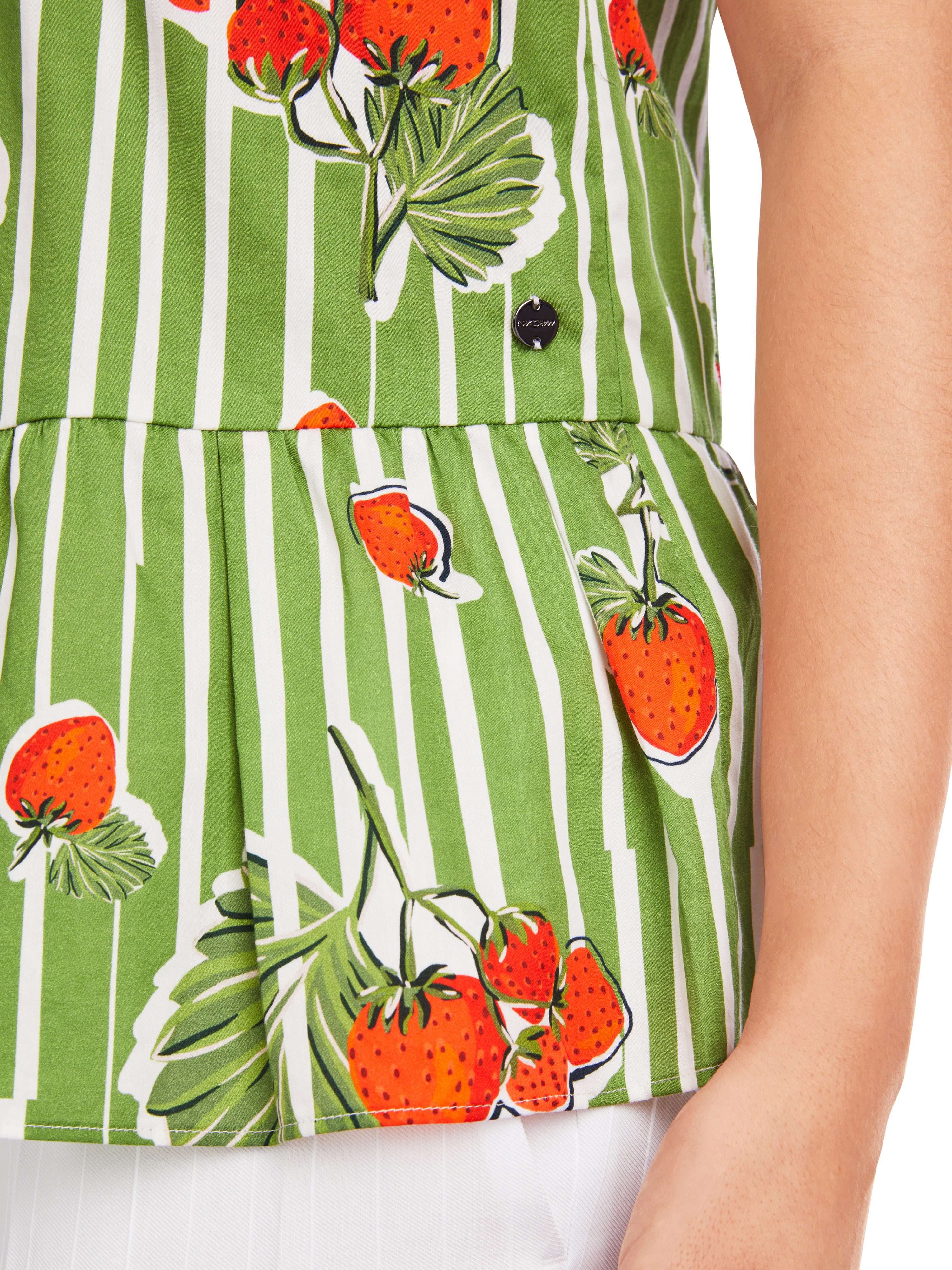 Marc Cain Shirttop "Summer Flash Strawberry" Premium Damenmode Baumwoll-Top günstig online kaufen