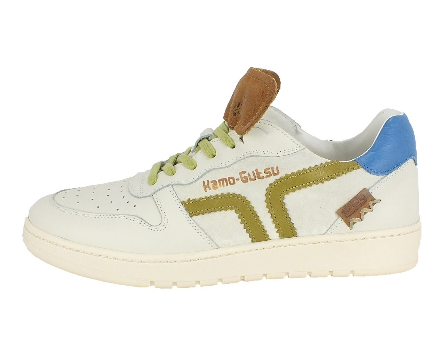 Kamo-Gutsu Damen Leder Sneaker Sneaker Wechselfussbett