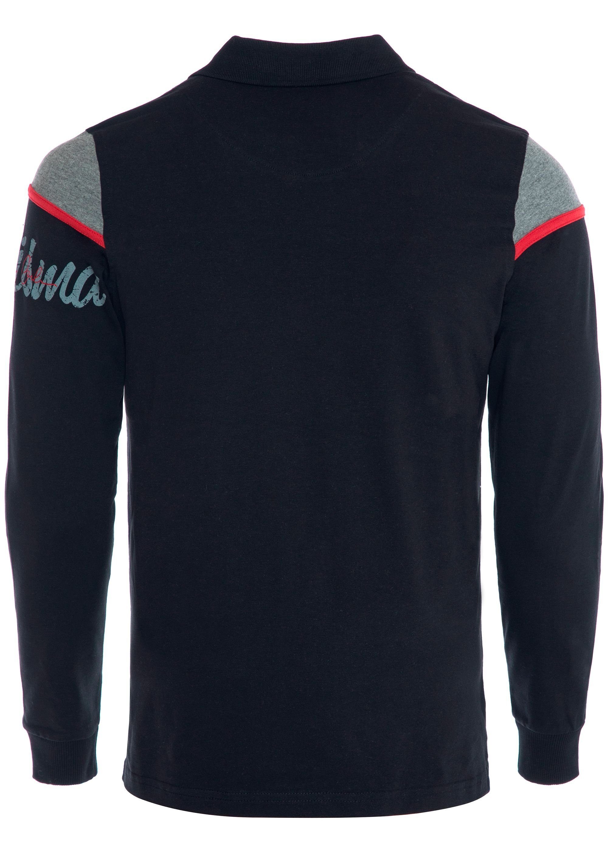 Team Poloshirt Rugby CARISMA Stickerei mit Black