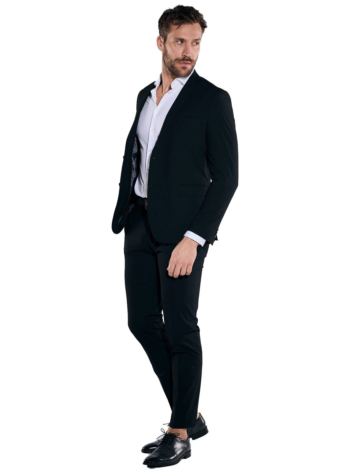 emilio adani Anzugsakko Herren Anzug-Sakko slim fit, Schwarz