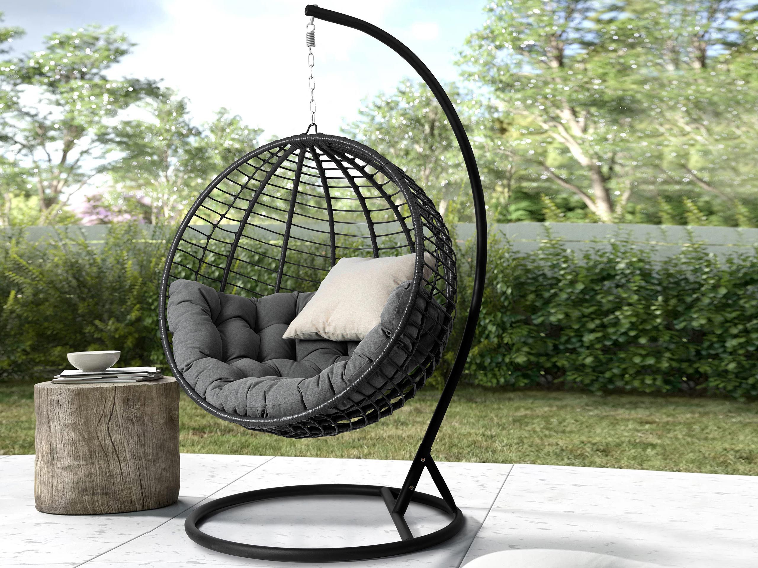 MIRJAN24 Hängesessel Amara (mit Gestel, Korb, Kissen-Set), Metallskelet