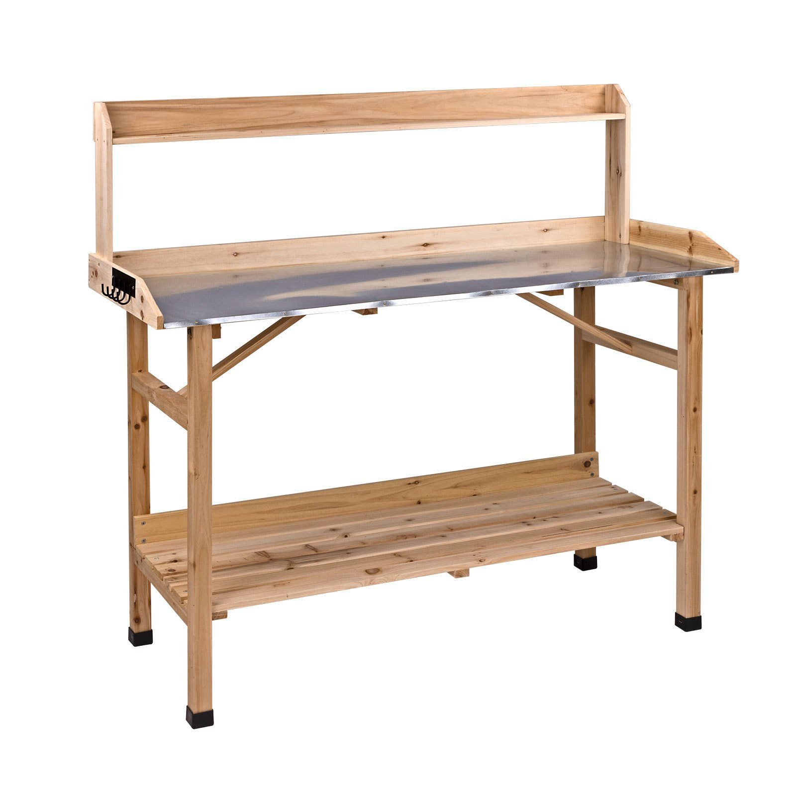 DEMA Pflanztisch Pflanztisch - Pflanztisch aus Massivholz - 120 x 45 x 111 cm