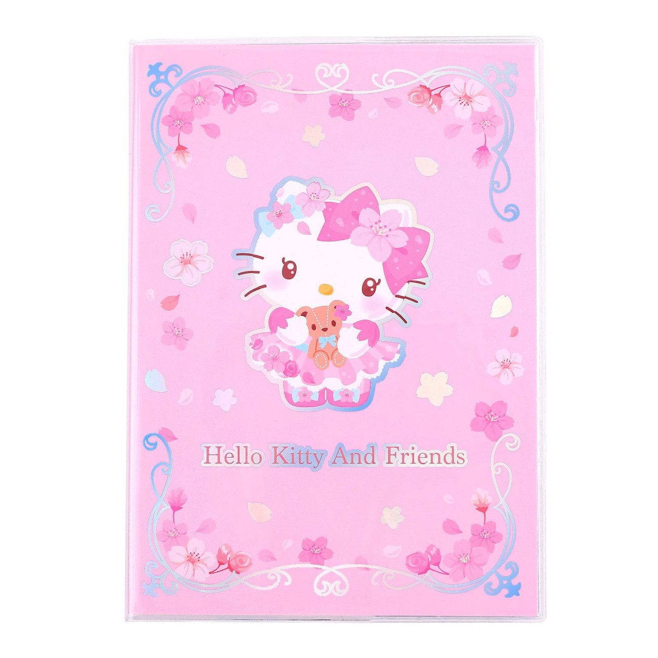 Sakami Merchandise Notizbuch Sanrio Notizbuch Hello Kitty & Friends Sakura Series Holographic Check