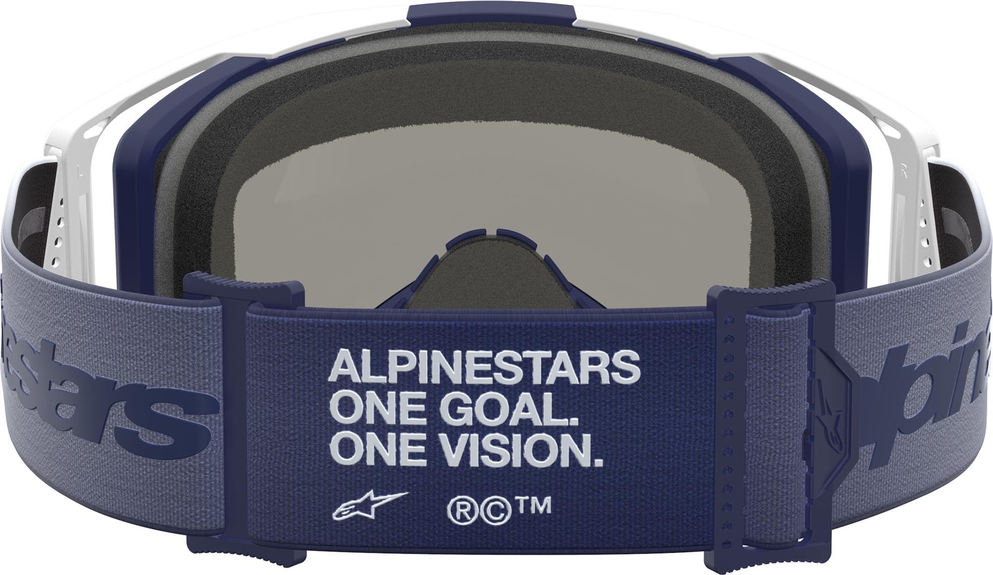 Alpinestars Motorradbrille Vision 8 Amber Motocross Brille, Antifog,Mit Band