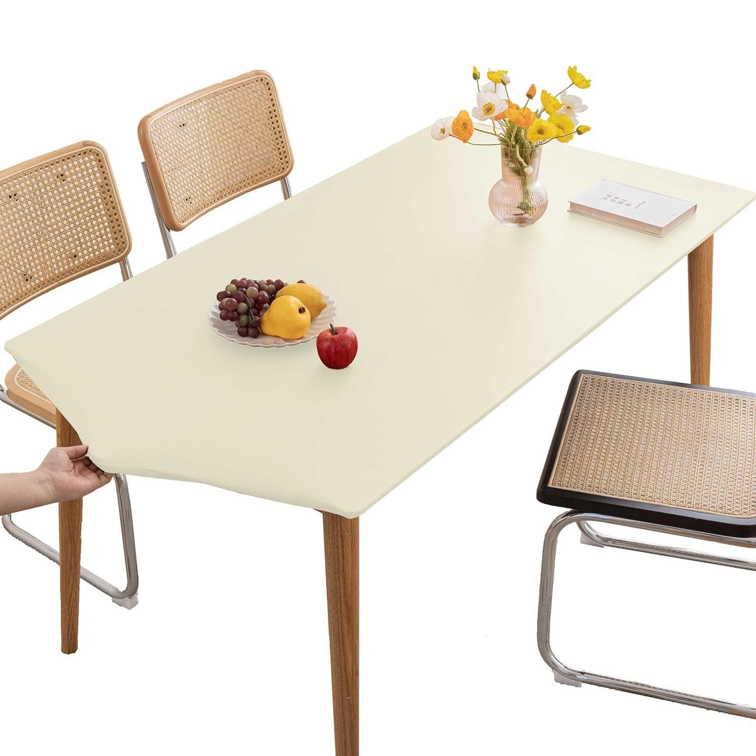 Refttenw Tischdecke 360° Rechteckige Tischdecke Wasserdicht günstig online kaufen