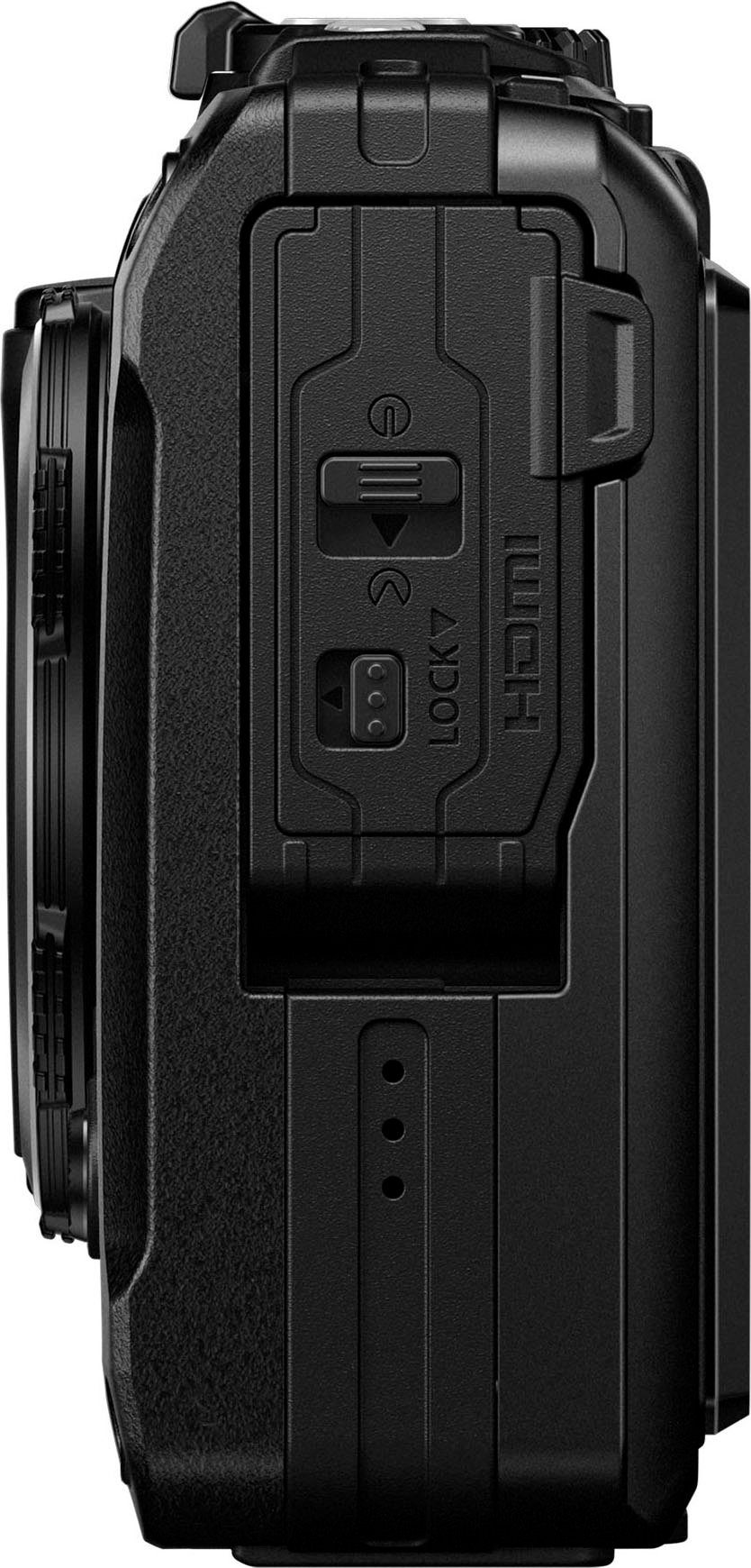 (Wi-Fi) Kompaktkamera schwarz Zoom, Bluetooth, opt. Tough Olympus TG-7 WLAN (12 MP, 4x