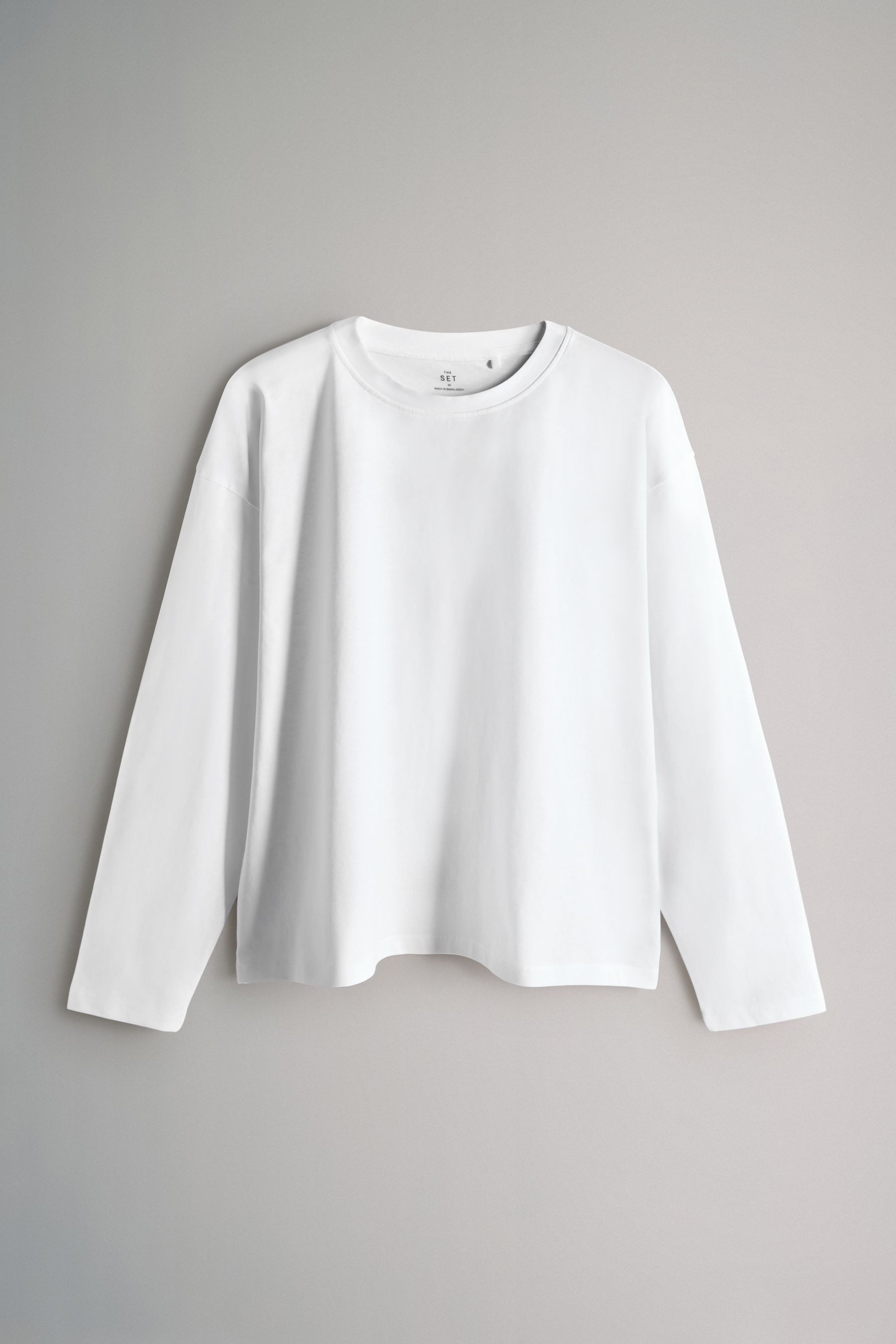 The Set Langarmshirt The Set Relaxed Fit Langarmshirts, 4er-Pack (4-tlg) günstig online kaufen