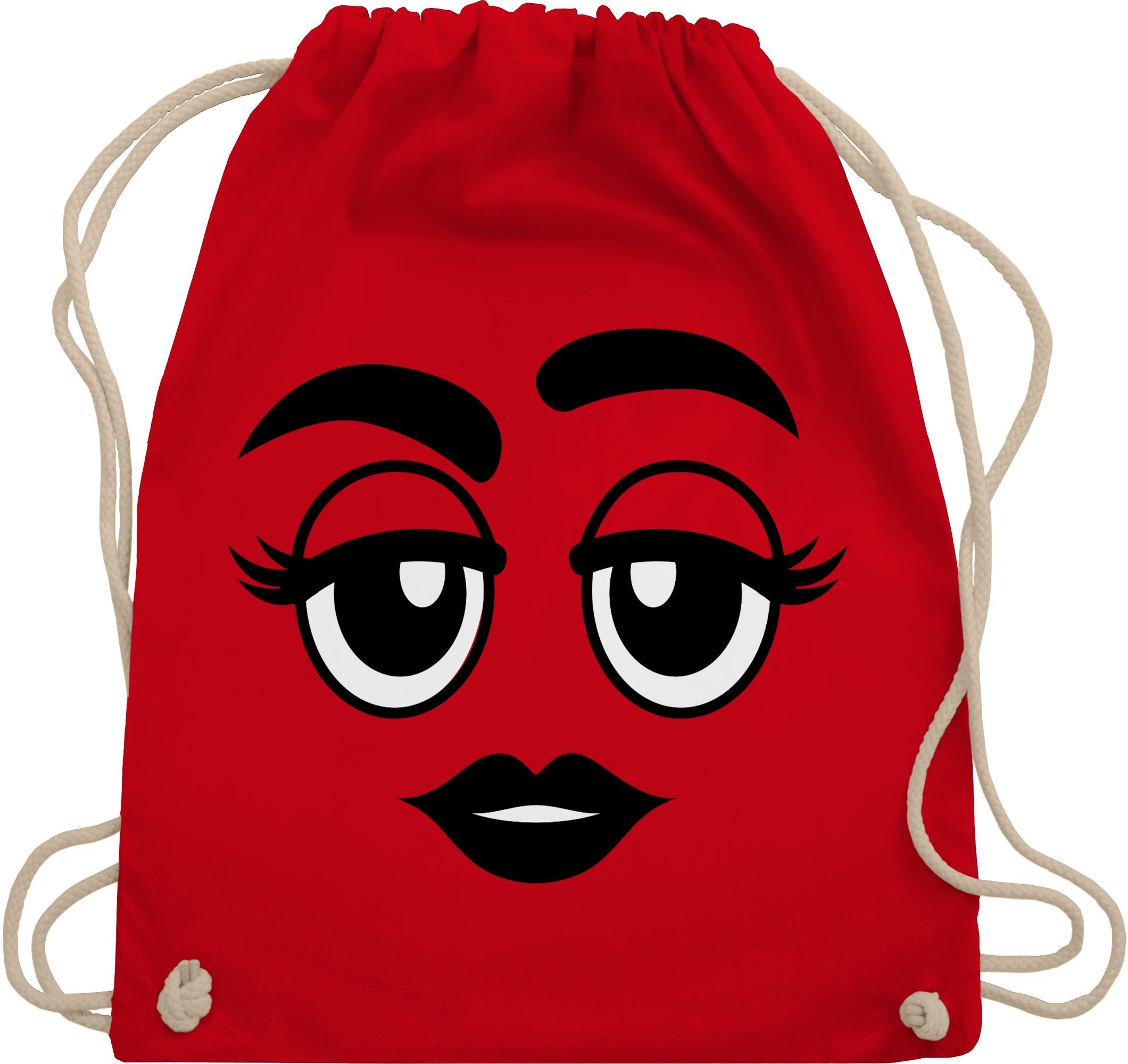Turnbeutel Gruppen Kostüm M und M Gesicht m&m Gesichter I M&M Mädchen I Fastnacht
