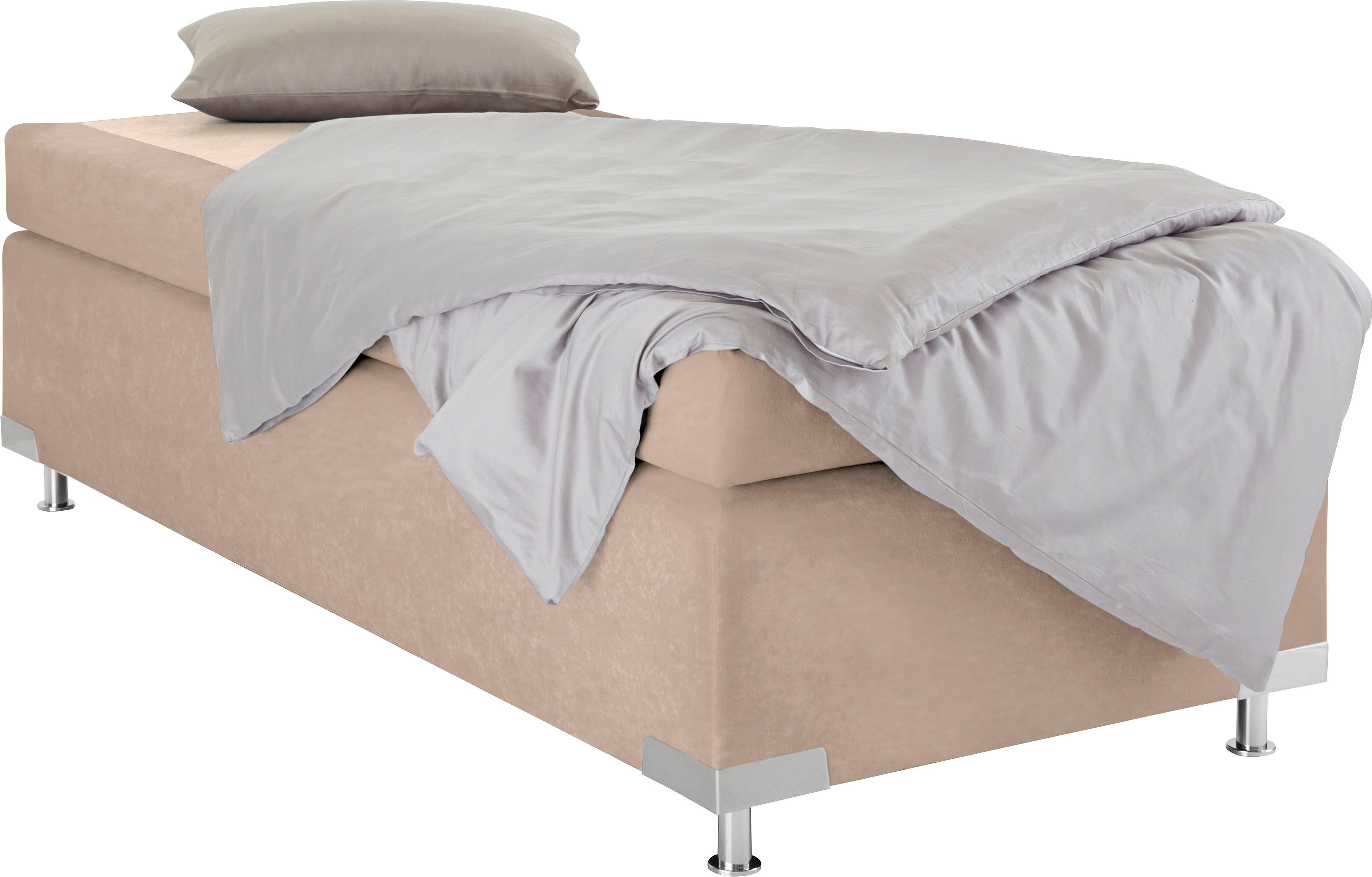 Westfalia Schlafkomfort Boxspringbett Holland, ohne Kopfteil, frei im Raum stellbar