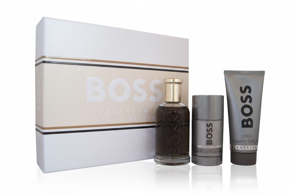 BOSS Duft-Set Boss Bottled Eau de Parfum edp 100ml + Deodorant Stick 75ml & DG 100ml, 1-tlg.