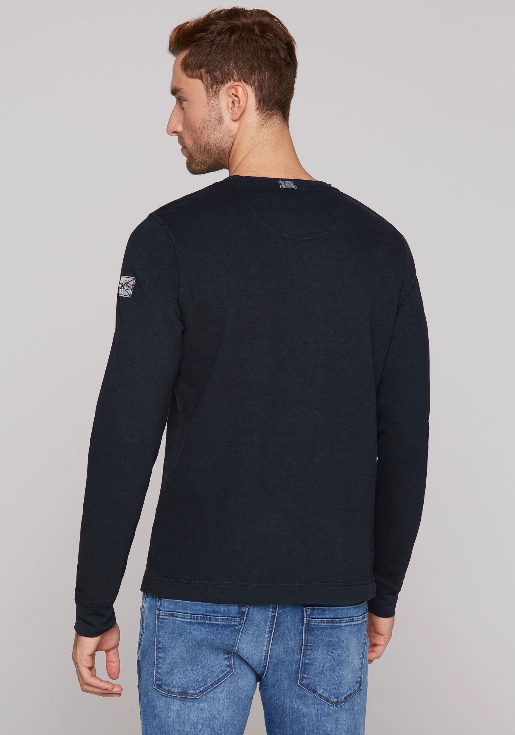 CAMP DAVID Sweatshirt mit Prints und Stickereien günstig online kaufen