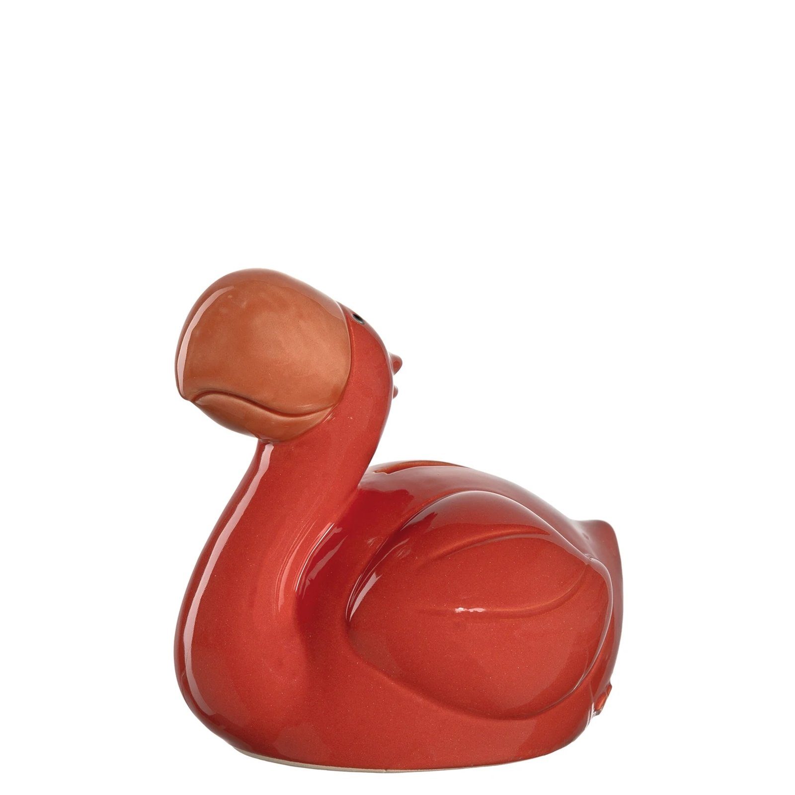 Flamingo BAMBINI, 1-tlg), 12 Spardose LEONARDO Spardose rot cm Geschenkidee (Stück,