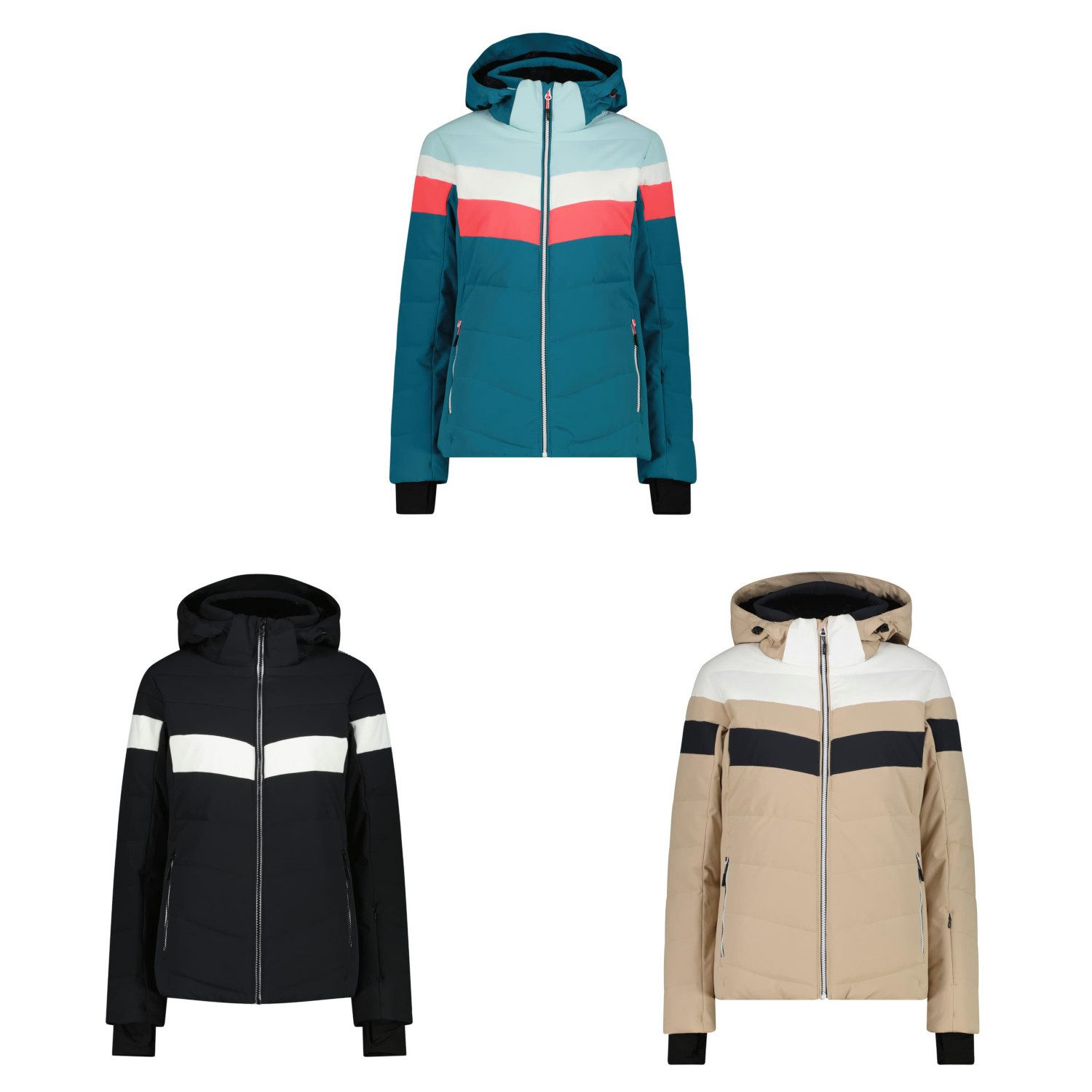 Outdoorjacke CMP Damen Jacke WOMAN JACKET ZIP HOOD 34W4586