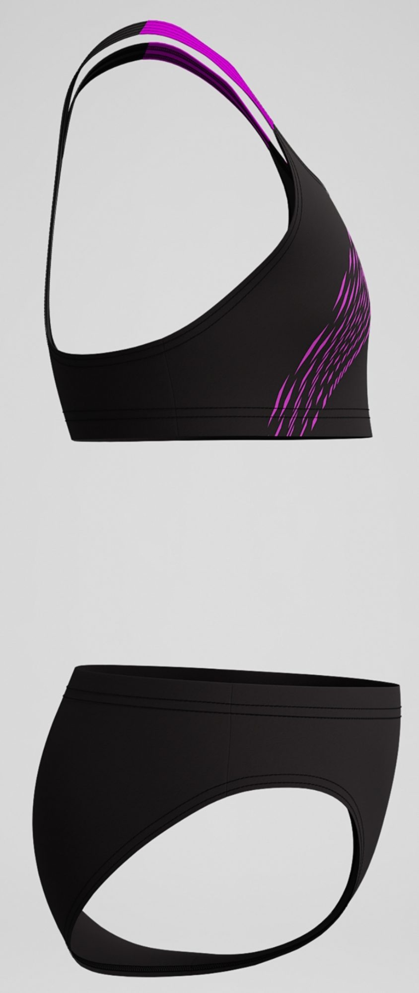 Speedo Bikini-Hose Girls Medley Logo 2PC