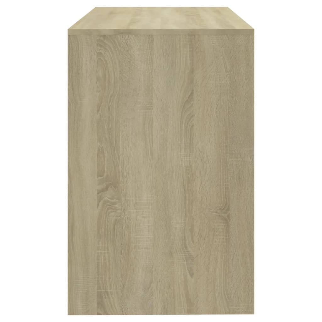 furnicato Schreibtisch Sonoma-Eiche 101x50x76,5 Holzwerkstoff cm