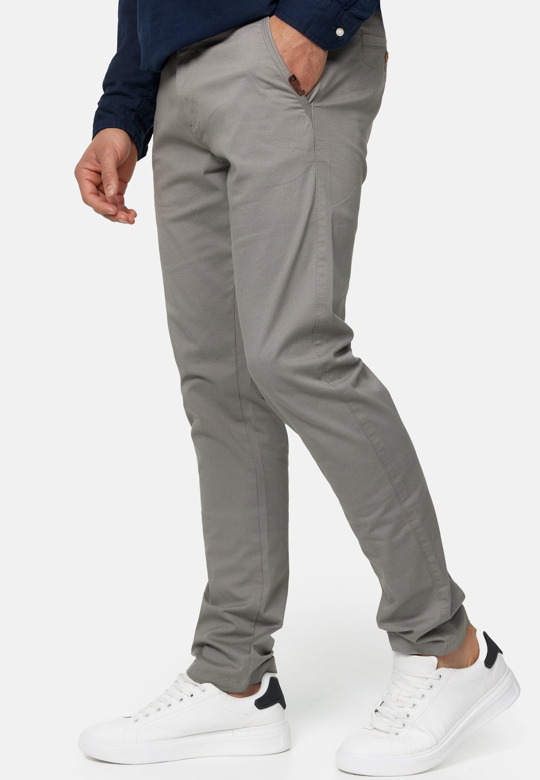 Indicode Chinohose Herren Cherry Chino Hose Herrenhose 98% Baumwolle, 2% Elasthan