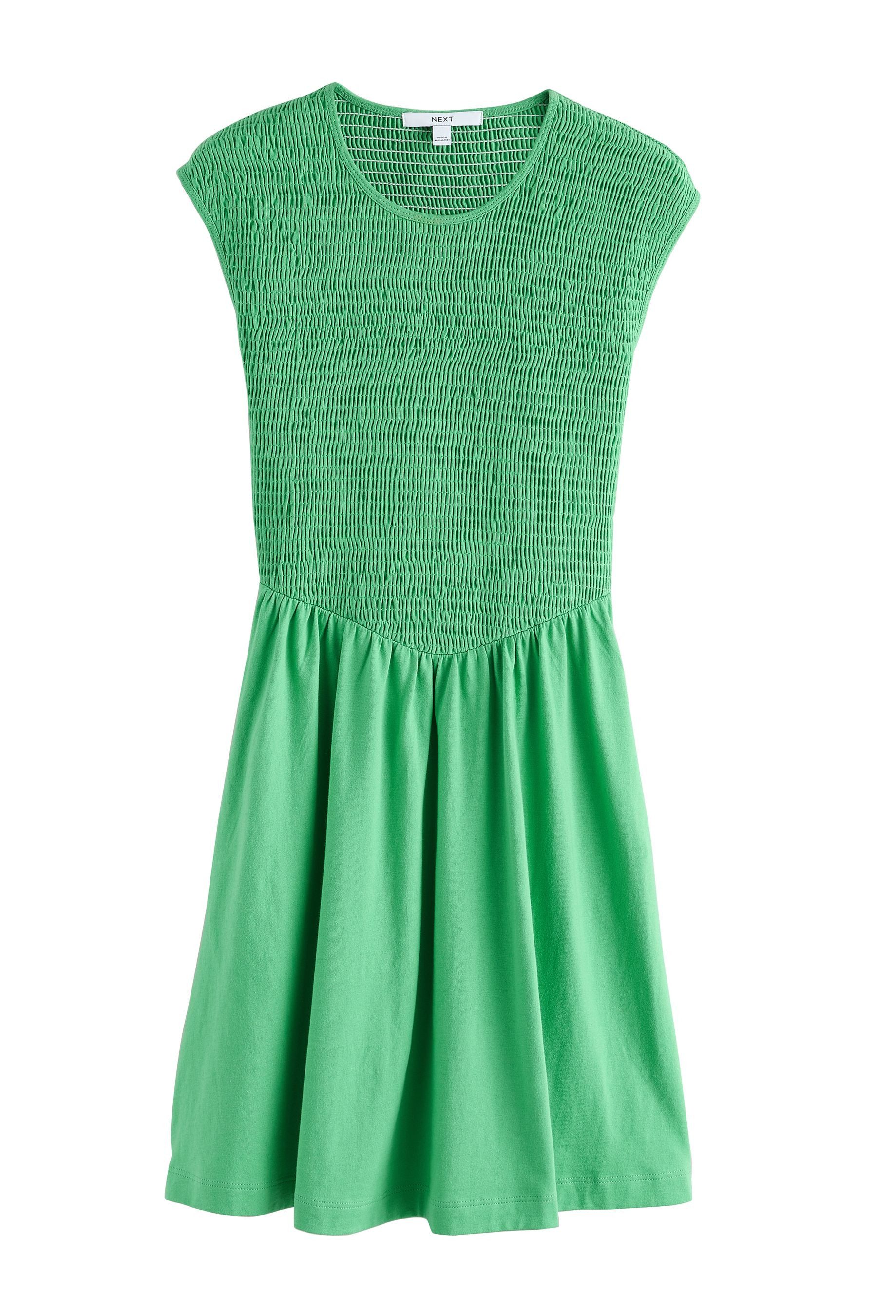 Next Jerseykleid Jersey-Minikleid mit überschnittenen Schultern (1-tlg)