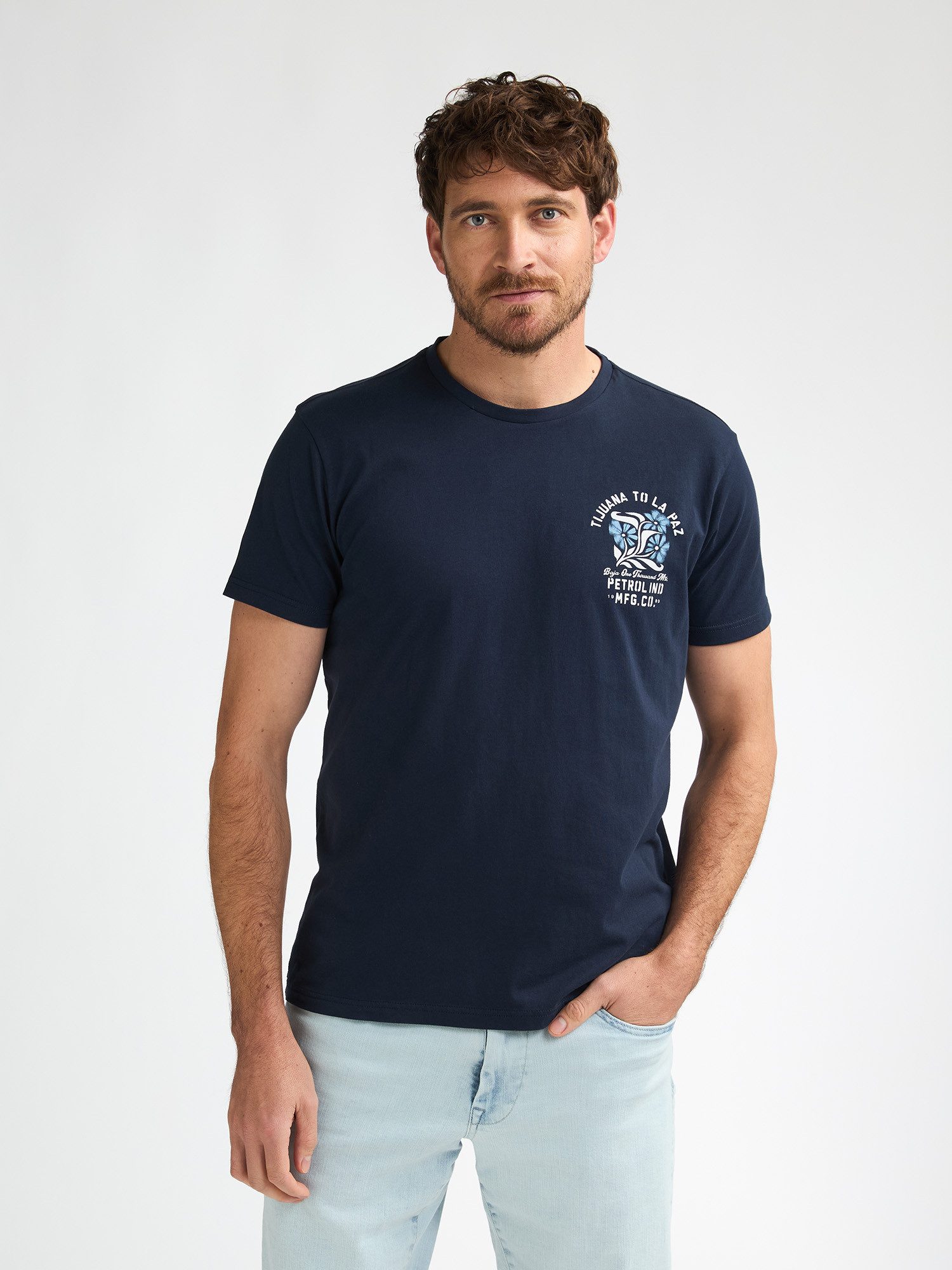 Petrol Industries T-Shirt Onix mit Grafik-Print
