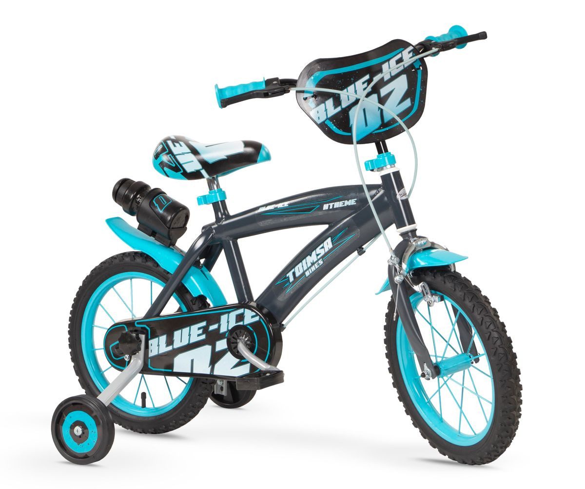 Kinderfahrrad 14 Zoll Kinder Jungen Fahrrad Jungenfahrrad Kinderfahrrad Rad Blau ICE