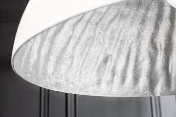 riess-ambiente Hängeleuchte GLOW 70cm weiß / silber, ohne Leuchtmittel, Wohnzimmer · Metall · Esszimmer · Modern Design