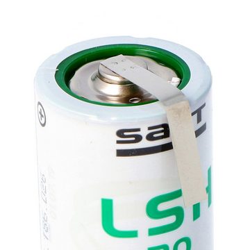 Saft SAFT LSH 20 Lithium Batterie 3.6V Primary LSH20 mit U-Lötfahnen Batterie, (3,6 V)