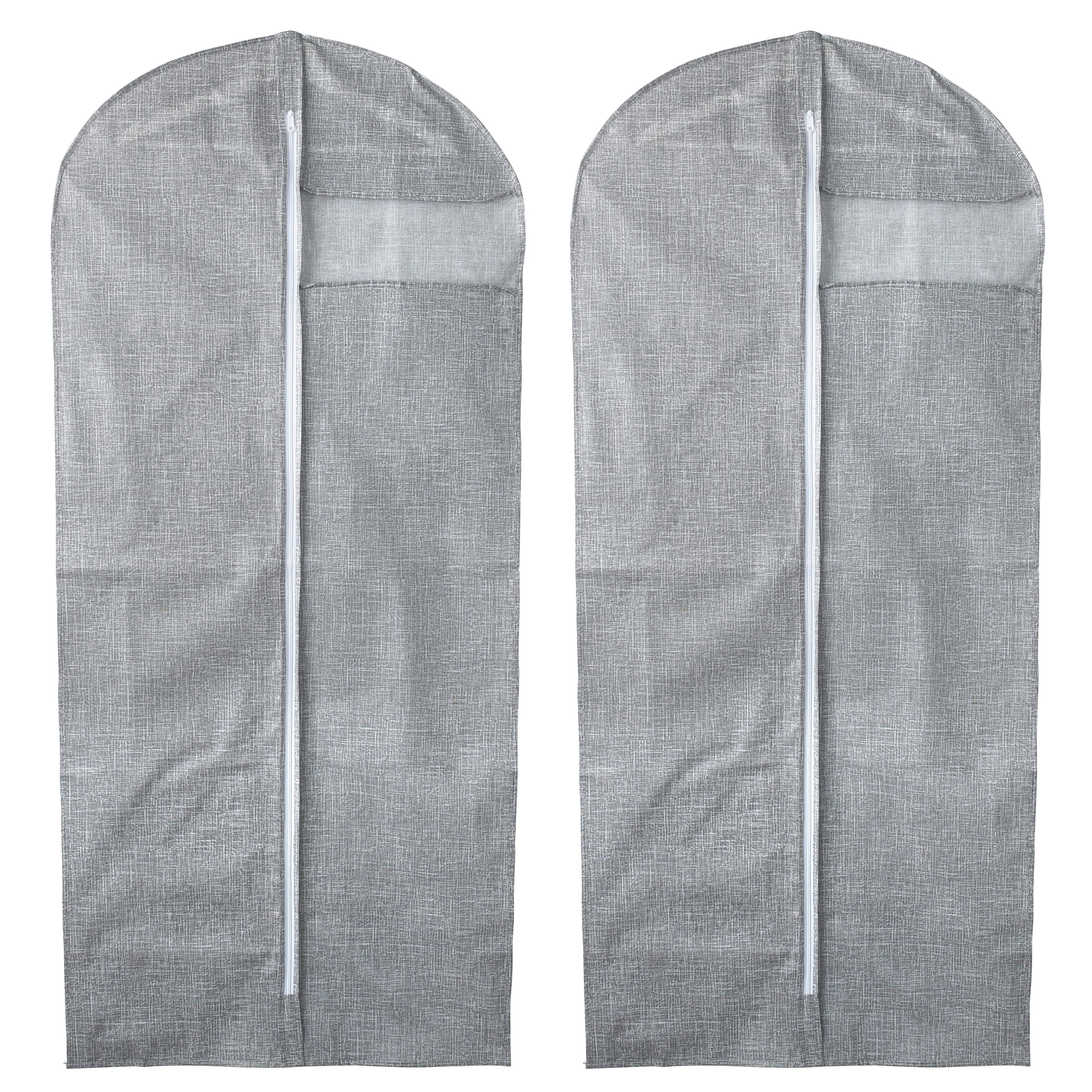 ESTEXO Aufbewahrungssystem Kleiderschutzhülle Klamottenhülle 60x135 cm 2er Set Kleiderhülle Kle