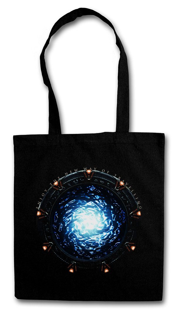 Urban Backwoods Beuteltasche Star Portal Stofftasche Movie SG 1 Atlantis TV Serie Infinity Stargate (1-tlg), Gate Kult Alien SciFi