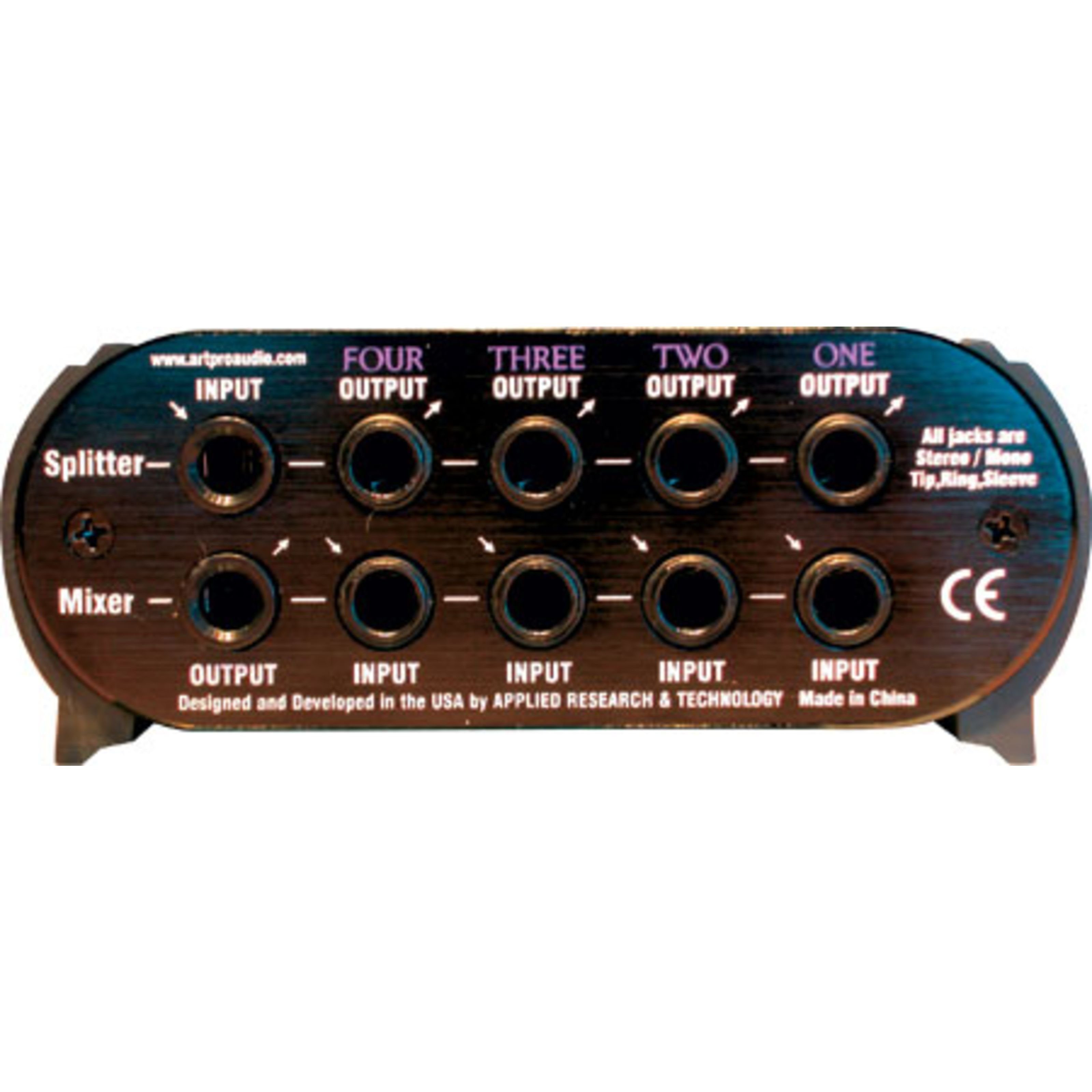 Art Mischpult, (SplitMix 4 4-Kanal Mono Mixer/Splitter, Studio Mischpulte, Kleinmixer), SplitMix 4 4-Kanal Mono Mixer/Splitter - Kleinmixer