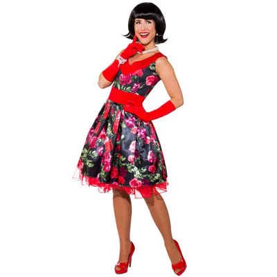 Orlob Kostüm Rockability Kleid mit Petticoat