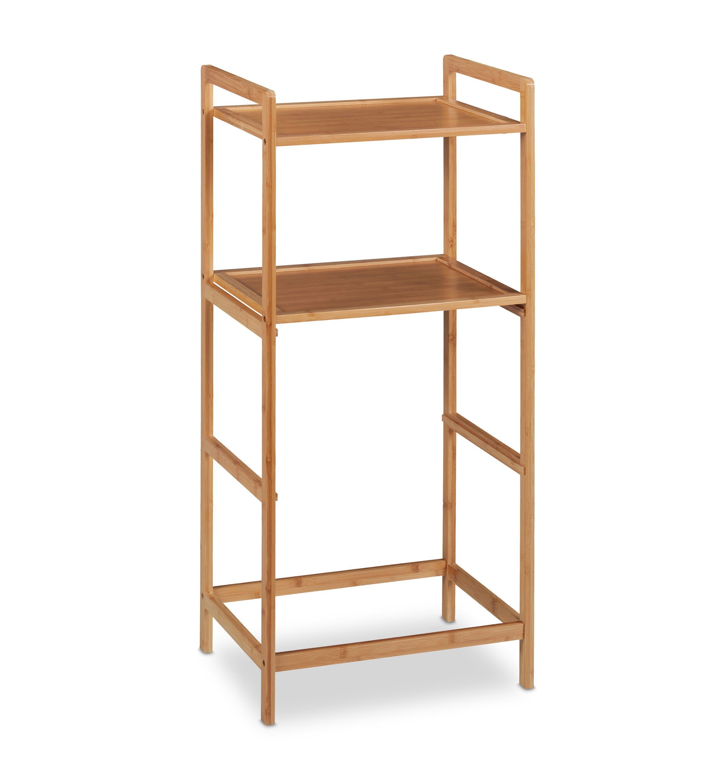 relaxdays Standregal Badregal mit Wäschekörben